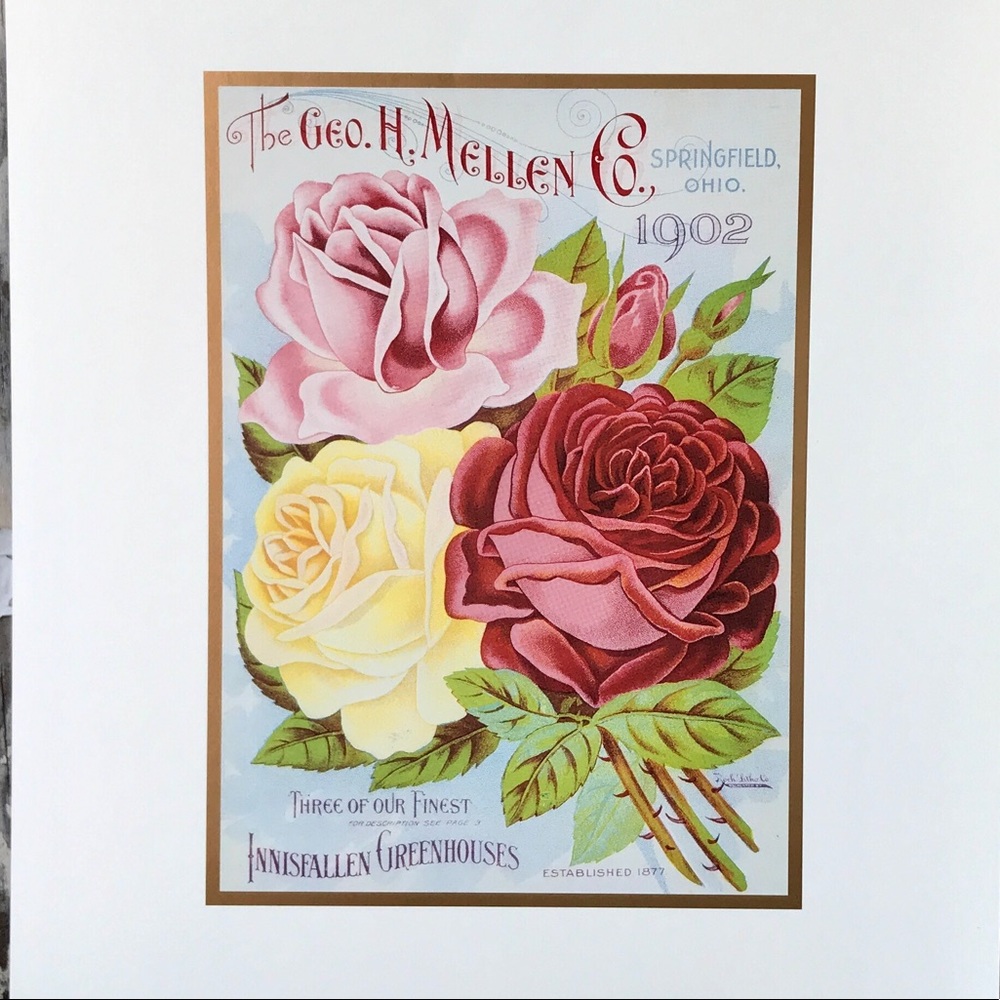Victorian Cottage Style Print Lithograph #3 - Picture 5 of 7